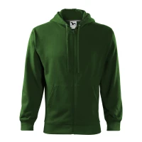  Hanorac bărbaţi Malfini Trendy Zipper 410 Verde Sticla