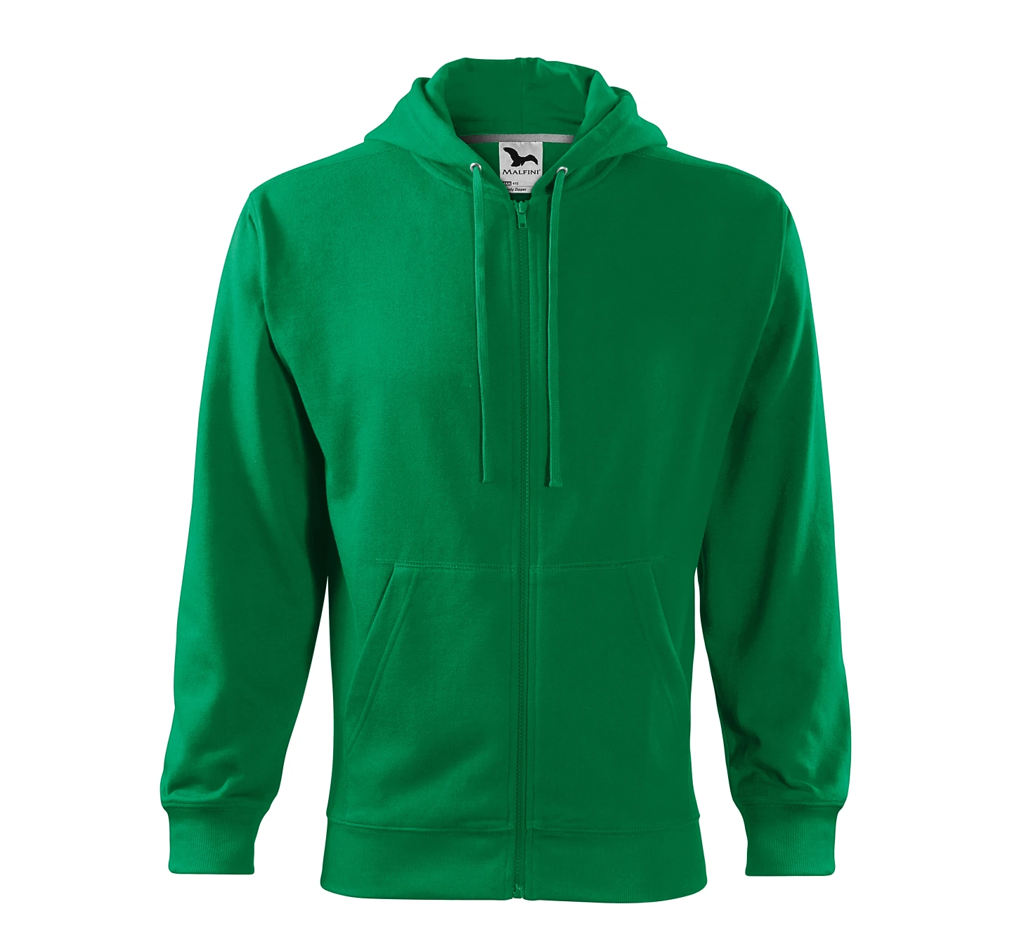 Hanorac bărbaţi Malfini Trendy Zipper 410 Verde Mediu Hanorac bărbaţi Malfini Trendy Zipper 410 Verde Mediu