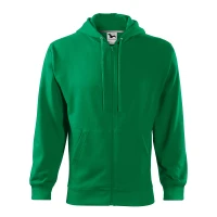  Hanorac bărbaţi Malfini Trendy Zipper 410 Verde Mediu