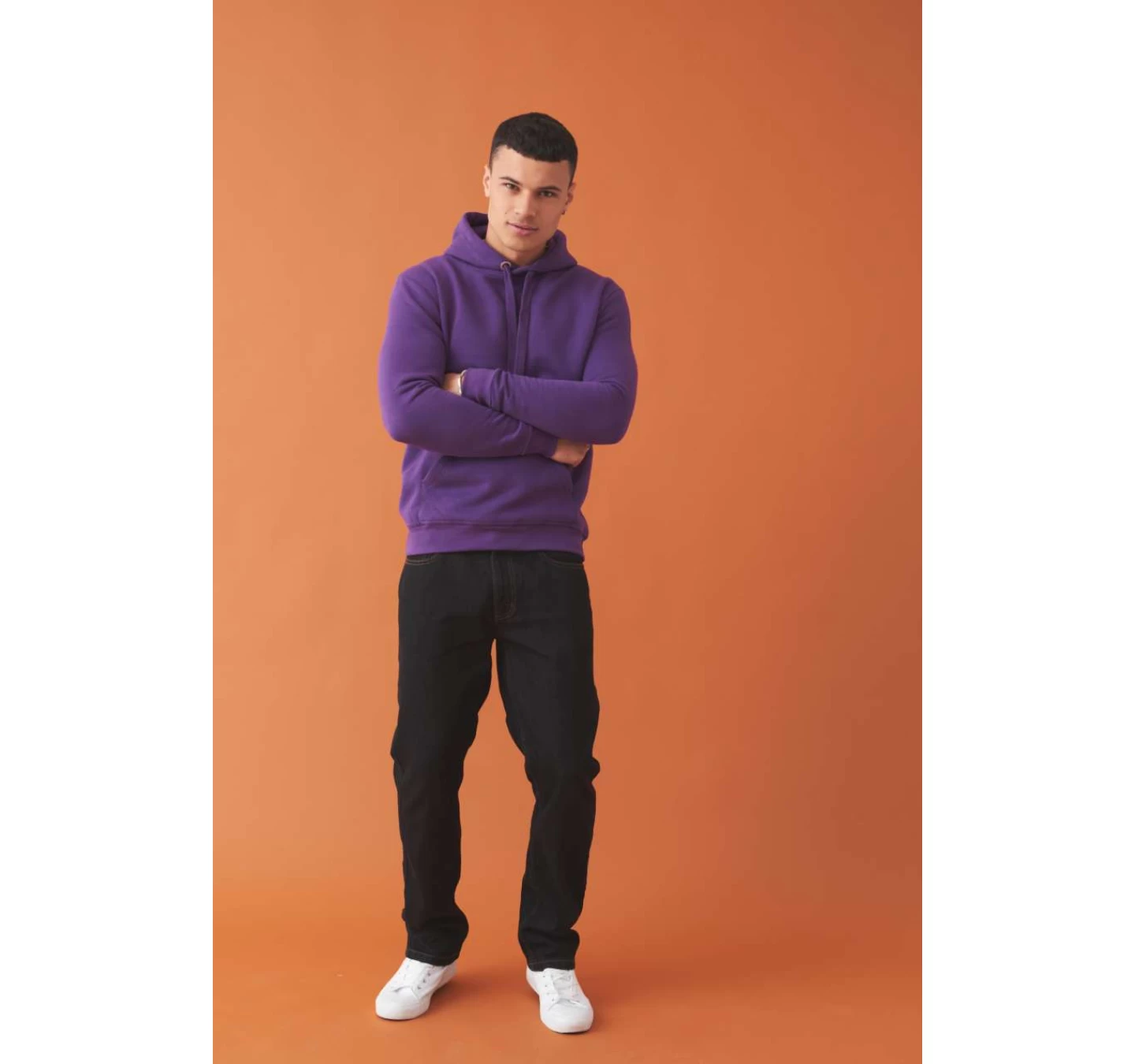 Hanorac cu gluga JUST HOODS 330g AWJH101 Purple Hanorac cu gluga JUST HOODS 330g AWJH101 Purple