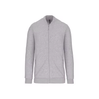 Hanorac Unisex cu Fermoar KARIBAN KA4002 Oxford Grey
