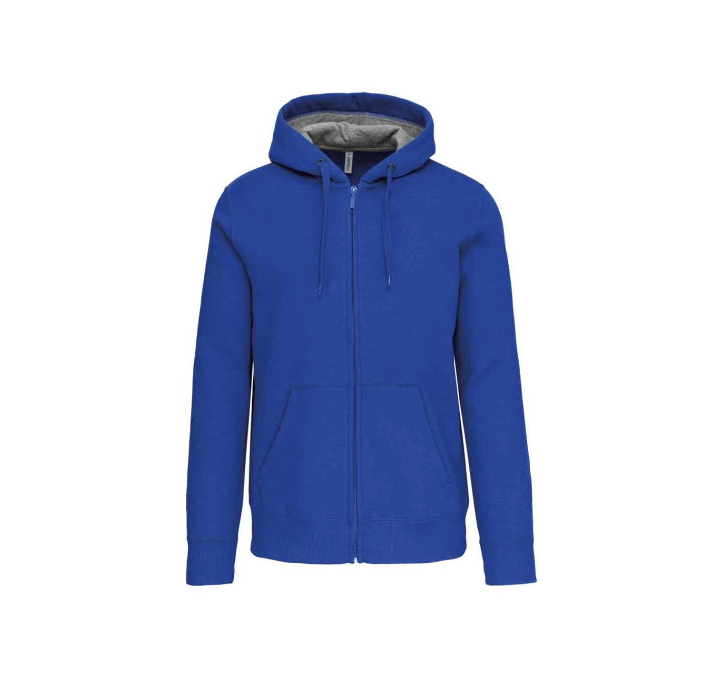 Hanorac Gluga si Fermoar KARIBAN 360g KA444 Light Royal Blue Hanorac Gluga si Fermoar KARIBAN 360g KA444 Light Royal Blue