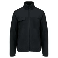 Hanorac FLEECE maneci detasabile WK9105 Negru