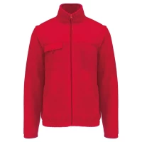  Hanorac FLEECE maneci detasabile WK9105 Rosu