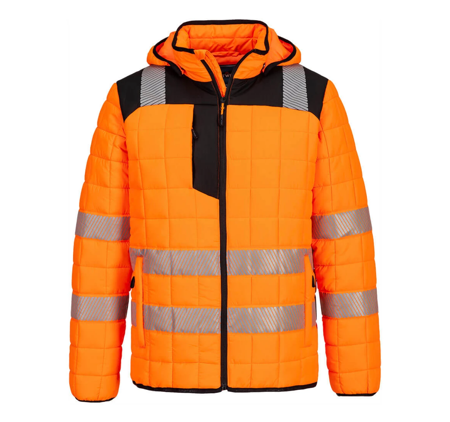  Jachetă PW3 Hi-Vis Hybrid Baffle T165 Portocaliu