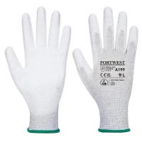 Manusi Antistatice ESD PU Palm A199 Gri