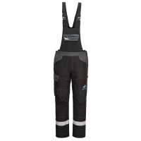 Pantaloni cu Pieptar WX3-FR405 Negru
