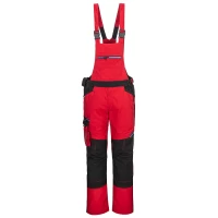  Pantaloni cu Pieptar WX3-T704 Rosu
