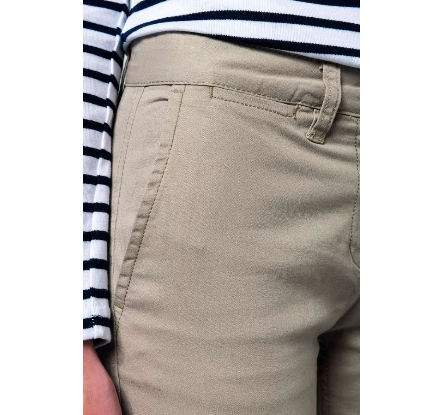 Pantaloni Femei CHINO KARIBAN KA741 Beige Pantaloni Femei CHINO KARIBAN KA741 Beige