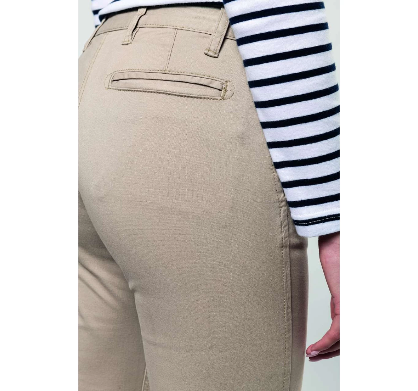Pantaloni Femei CHINO KARIBAN KA741 Beige Pantaloni Femei CHINO KARIBAN KA741 Beige
