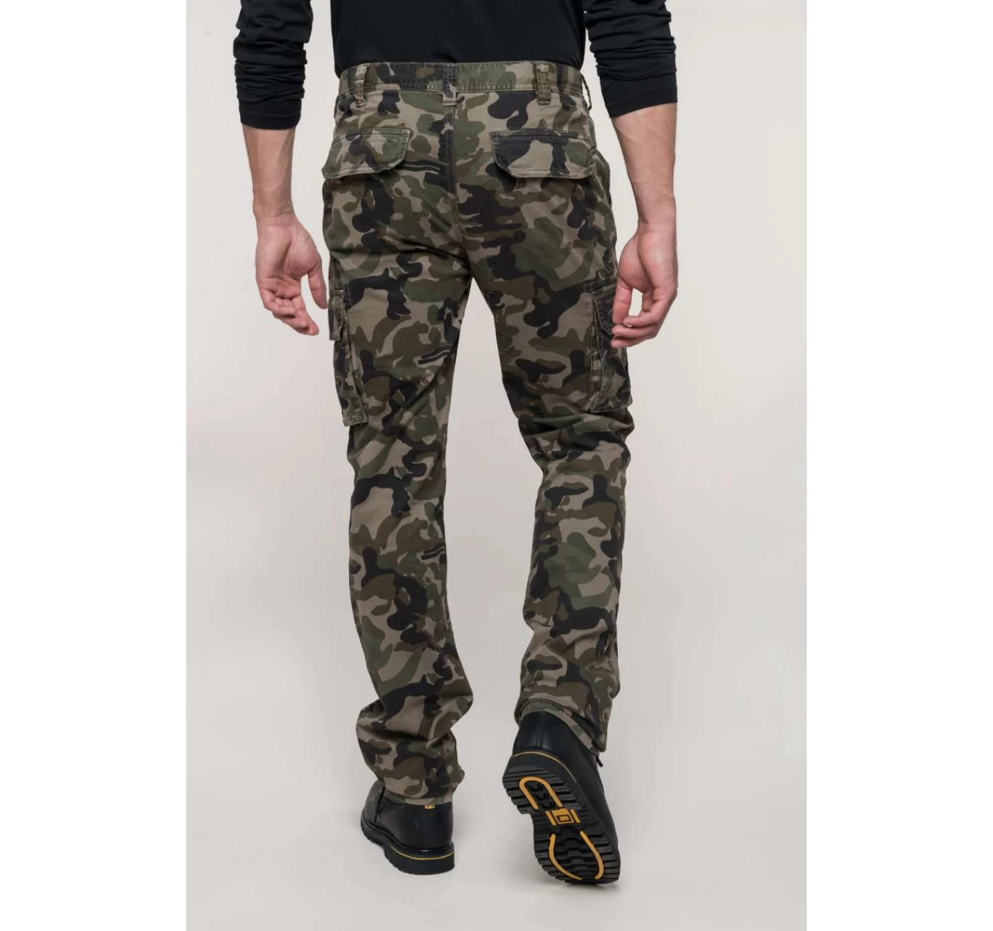 Pantaloni Barbati BUZUNARE MULTIPLE KA744 Olive Camouflage Pantaloni Barbati BUZUNARE MULTIPLE KA744 Olive Camouflage