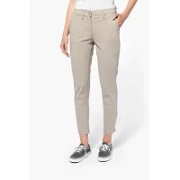 Pantaloni Femei DEASUPRA GLEZNEI KA749 Washed Beige