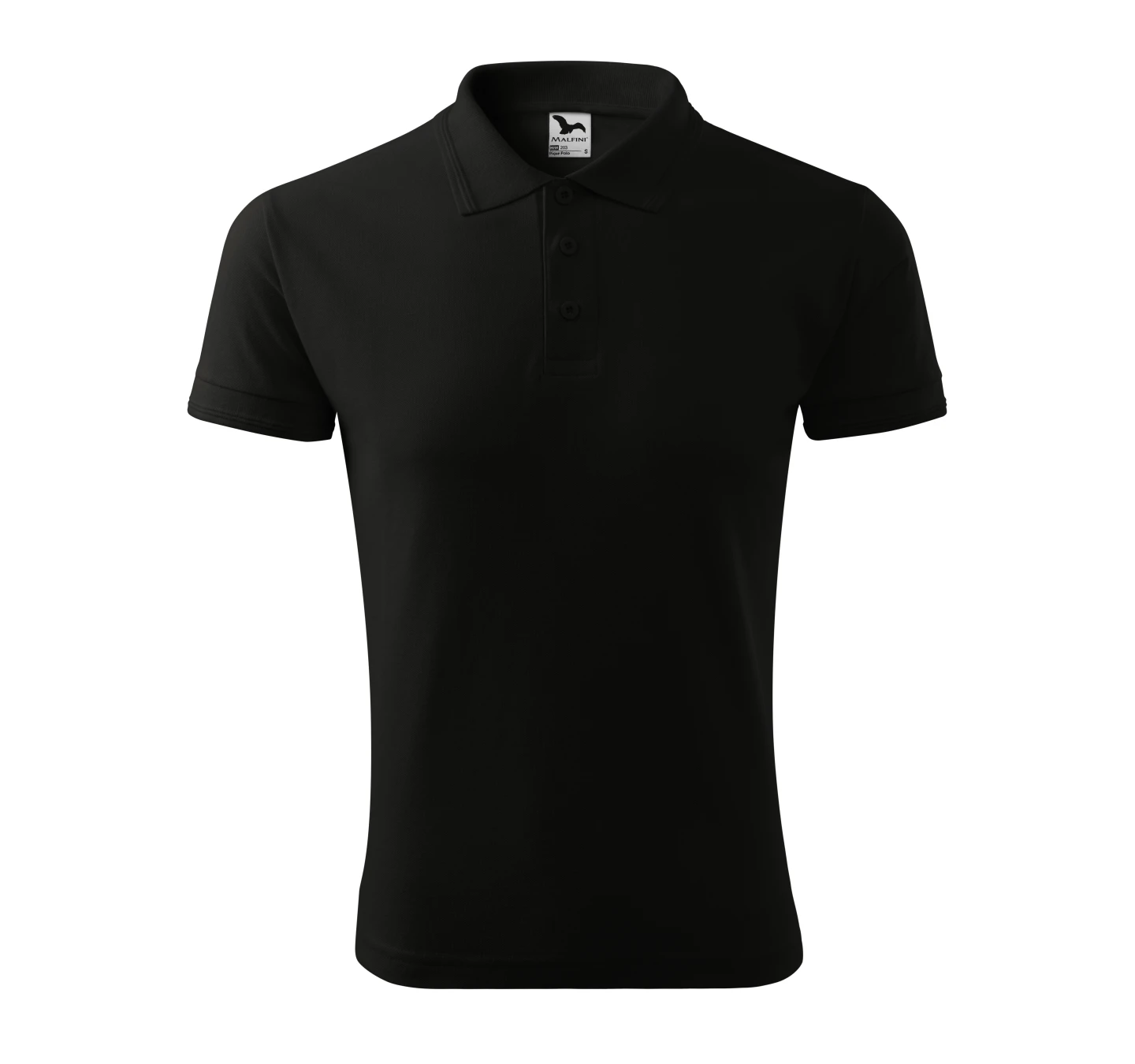 Tricou MALFINI PIQUE POLO 203 Negru Tricou MALFINI PIQUE POLO 203 Negru