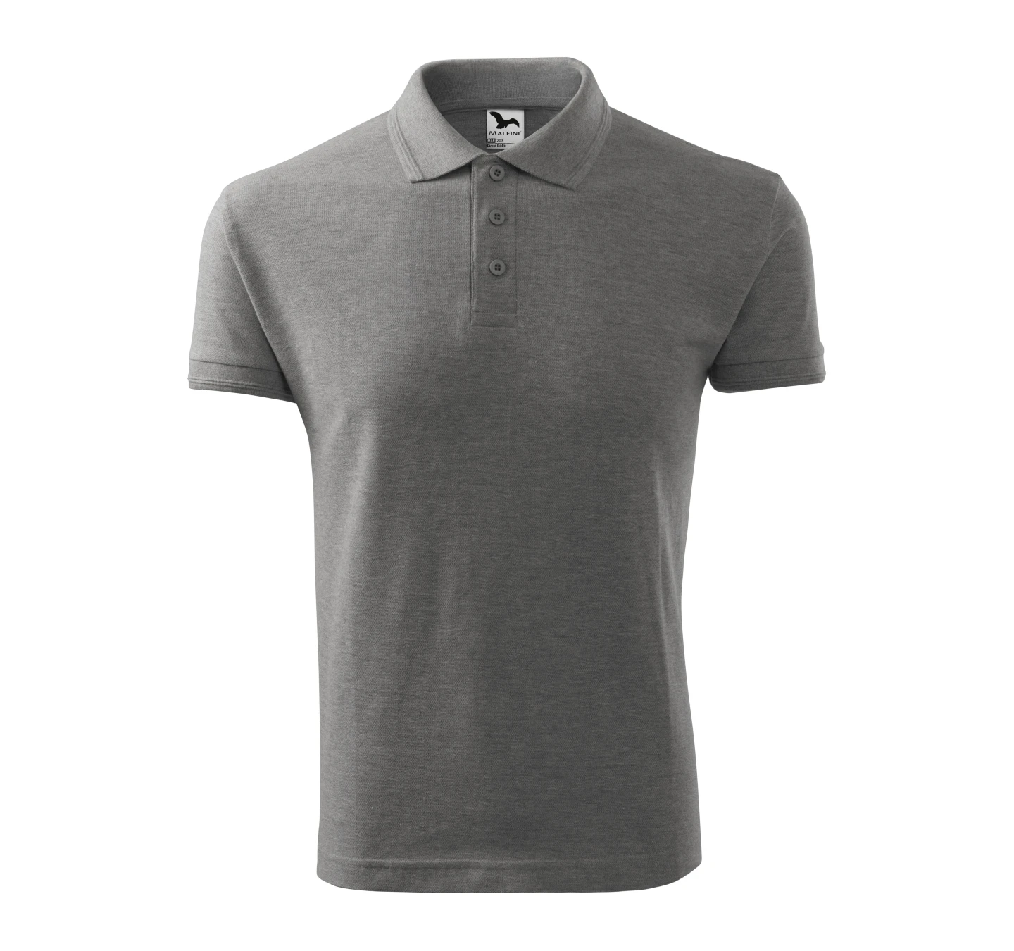 Tricou MALFINI PIQUE POLO 203 Gri Inchis Tricou MALFINI PIQUE POLO 203 Gri Inchis
