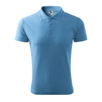 Tricou MALFINI PIQUE POLO 203 Albastru Azuriu