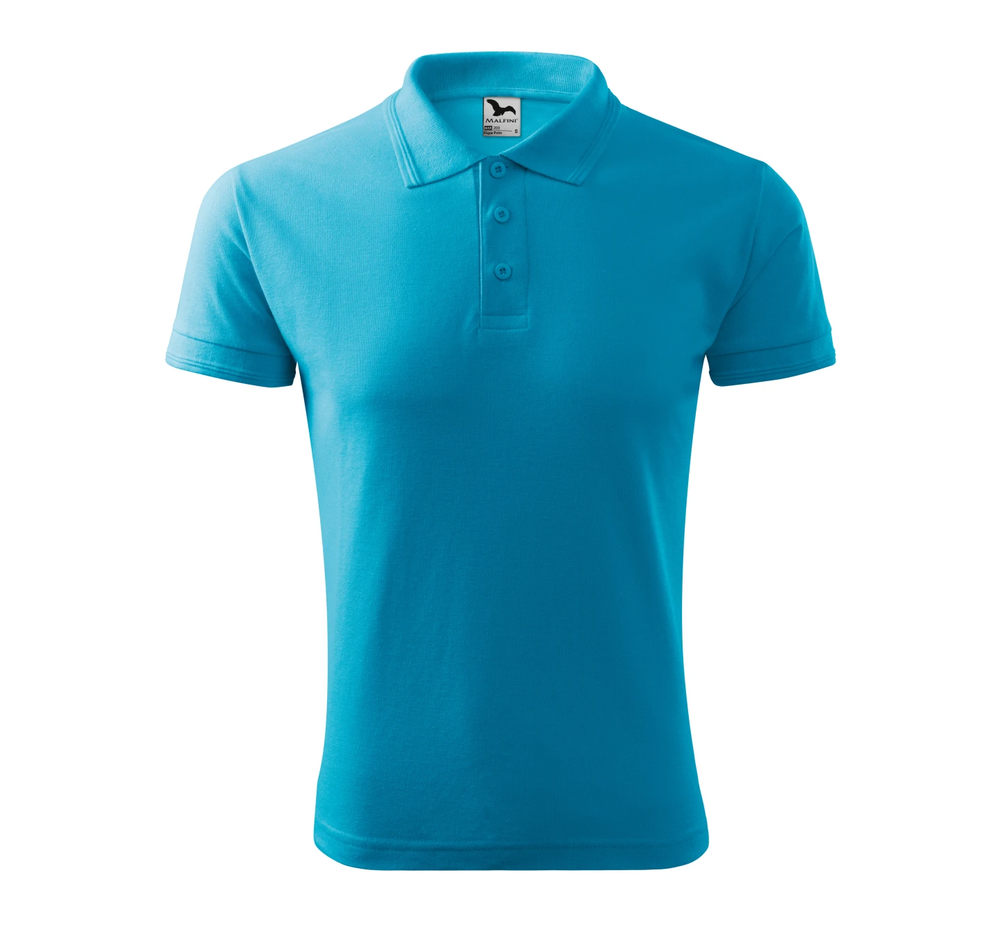 Tricou MALFINI PIQUE POLO 203 Turcoaz Tricou MALFINI PIQUE POLO 203 Turcoaz
