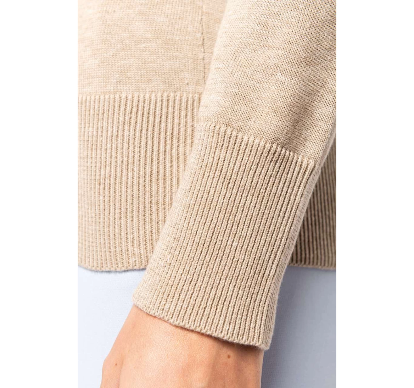 Pulover Femei In V KARIBAN KA966 Grey Melange Pulover Femei In V KARIBAN KA966 Grey Melange