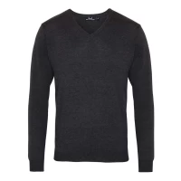 Pulover Barbati V-NECK PREMIER PR694 Charcoal