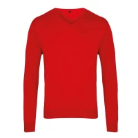Pulover Barbati V-NECK PREMIER PR694 Rosu