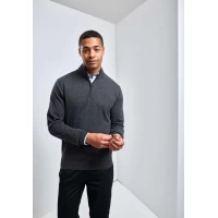  Pulover Barbati QUARTER-ZIP PREMIER PR695 Charcoal