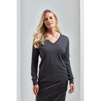 Pulover Femei In V PREMIER PR696 Charcoal