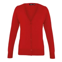  Pulover Femei cu Nasturi PREMIER PR697 Rosu