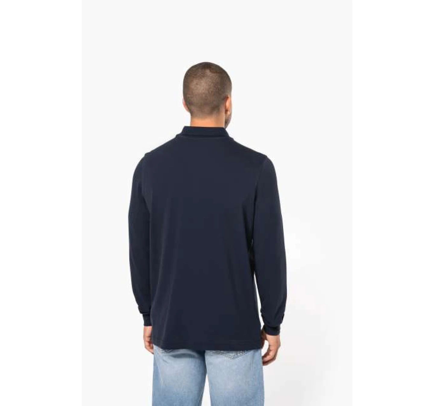 Tricou Polo maneca lunga Barbati KA256 Navy Tricou Polo maneca lunga Barbati KA256 Navy