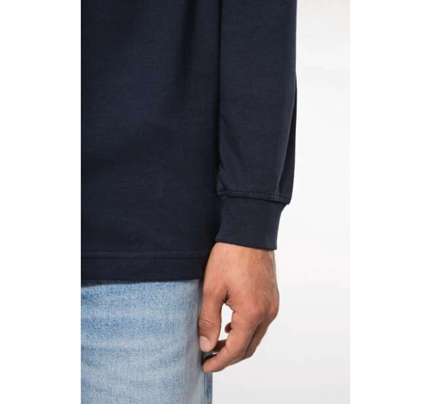 Tricou Polo maneca lunga Barbati KA256 Navy Tricou Polo maneca lunga Barbati KA256 Navy