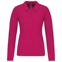 Tricou Polo maneca lunga Femei KA257 Fuchsia