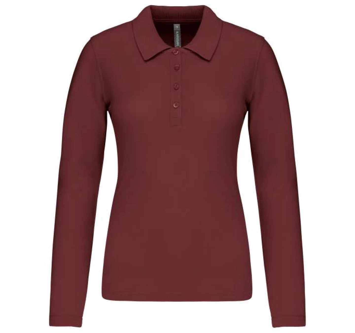 Tricou Polo maneca lunga Femei KA257 Wine Tricou Polo maneca lunga Femei KA257 Wine