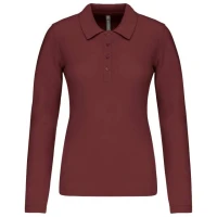 Tricou Polo maneca lunga Femei KA257 Wine