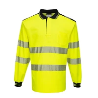 Tricou Polo maneca lunga PW3 HiVis T184