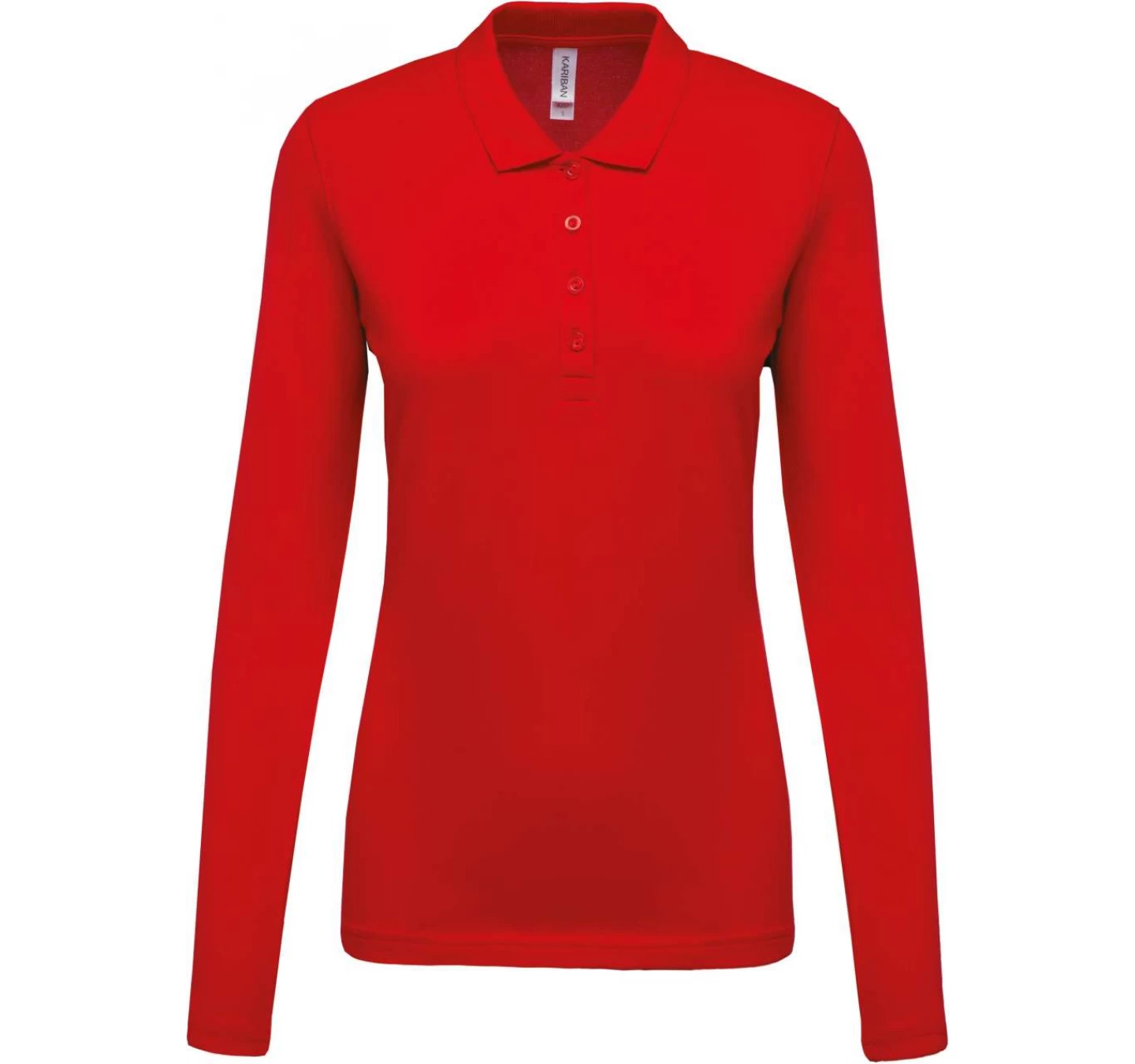 Tricou Polo maneca lunga Femei KA257 Rosu Tricou Polo maneca lunga Femei KA257 Rosu