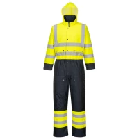 Combinezon HiVis Contrast Captusit S485 Galben Navy