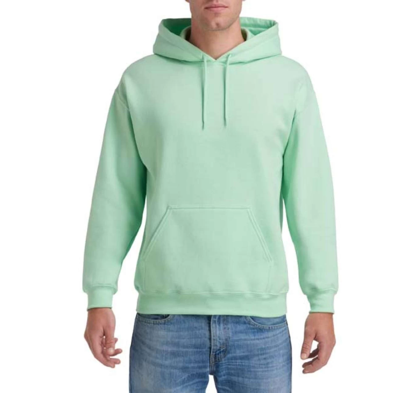 Hanorac GILDAN gluga si buzunar GI18500 Mint Green Hanorac GILDAN gluga si buzunar GI18500 Mint Green