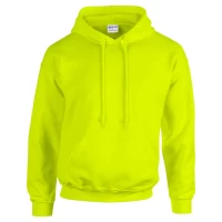 Hanorac GILDAN gluga si buzunar GI18500 Safety Green