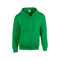 Hanorac GILDAN Gluga si Fermoar 271g Irish Green