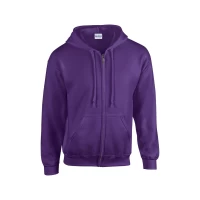 Hanorac GILDAN Gluga si Fermoar 271g Purple