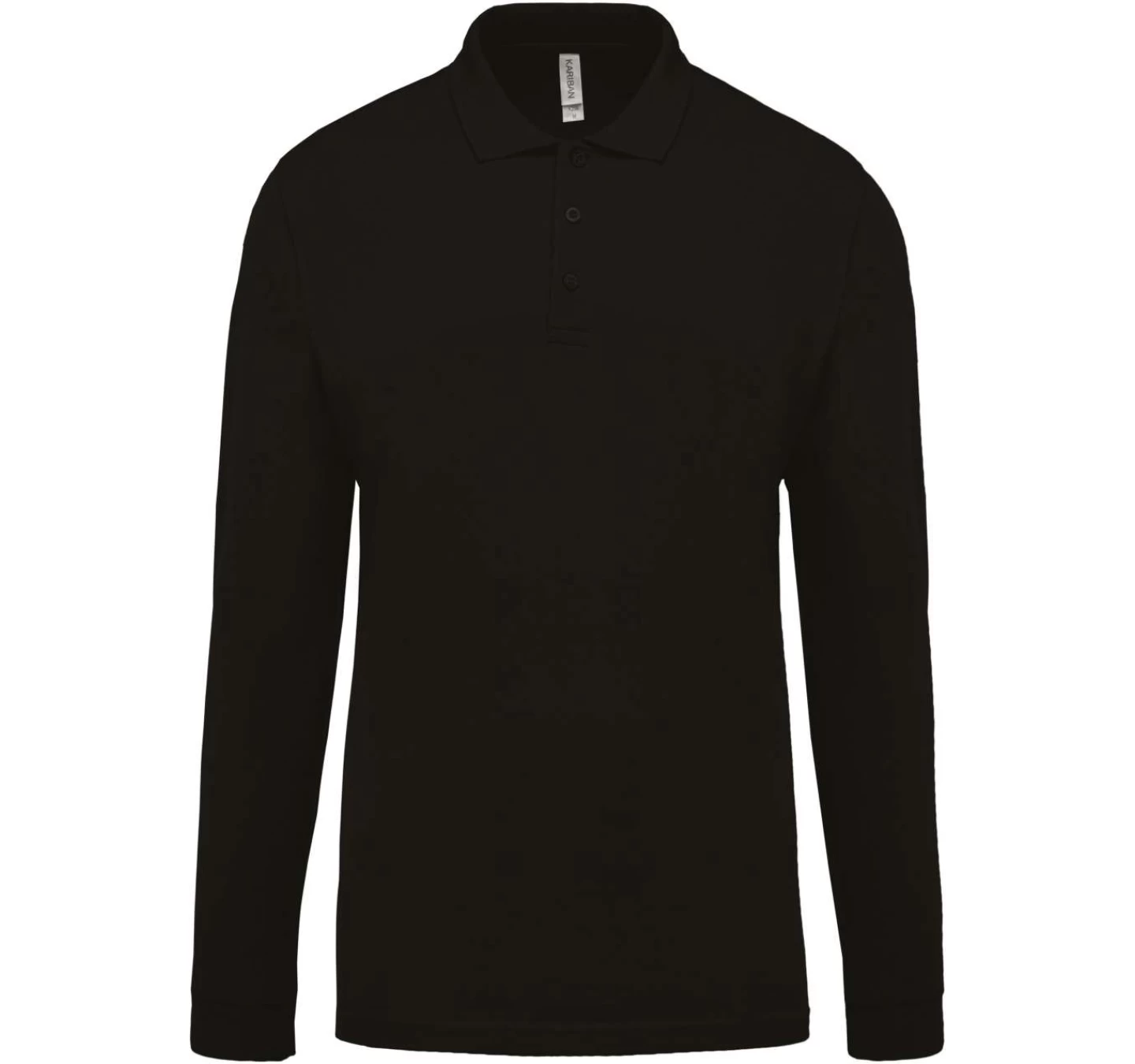 Tricou Polo maneca lunga Barbati KA256 Negru Tricou Polo maneca lunga Barbati KA256 Negru