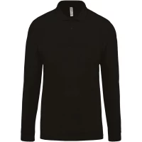 Tricou Polo maneca lunga Barbati KA256 Negru
