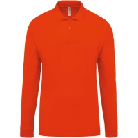 Tricou Polo maneca lunga Barbati KA256 Portocaliu