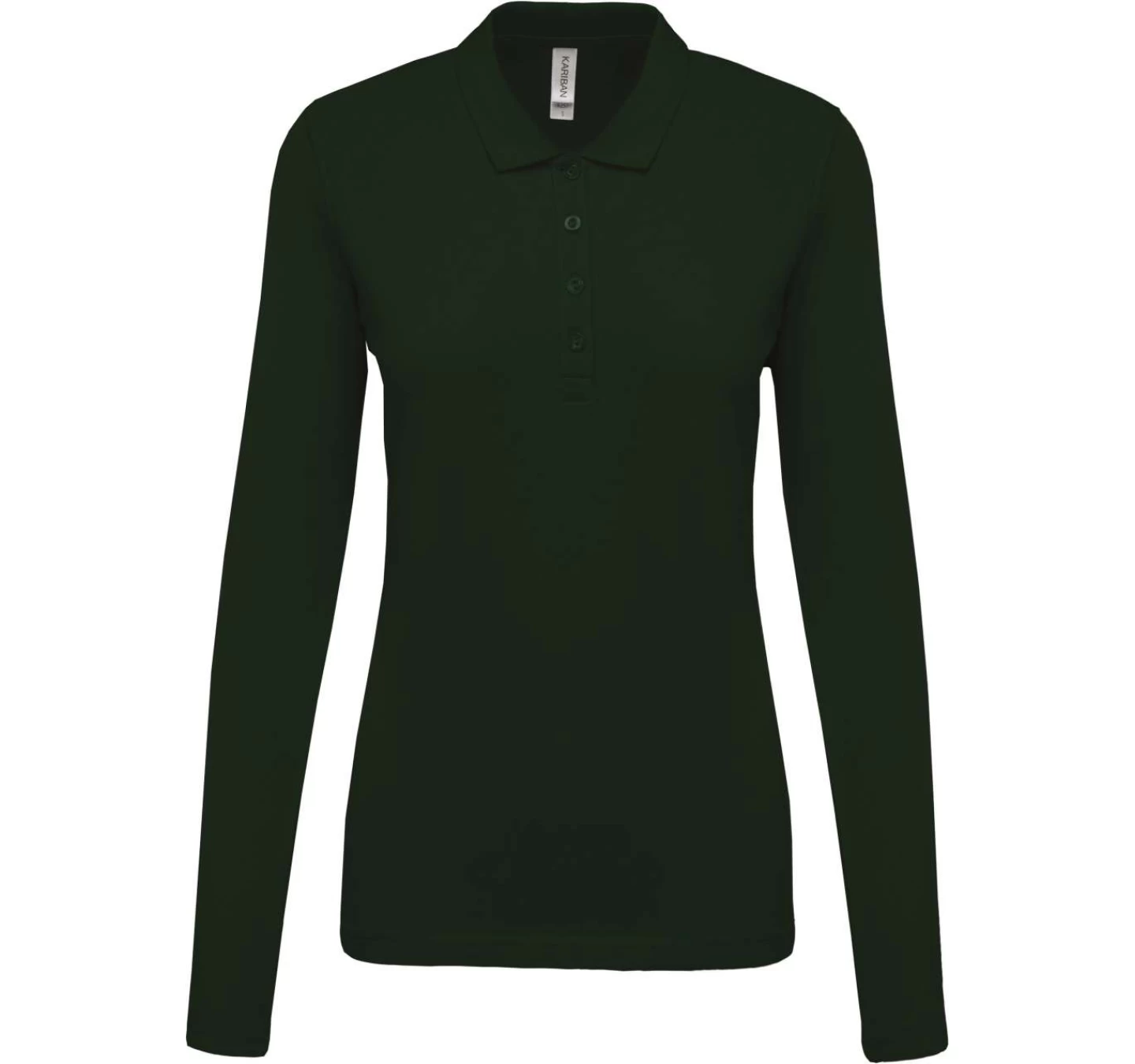 Tricou Polo maneca lunga Femei KA257 Forest Green Tricou Polo maneca lunga Femei KA257 Forest Green