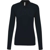 Tricou Polo maneca lunga Femei KA257 Navy