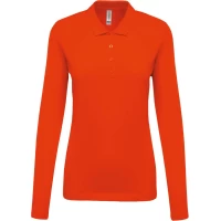 Tricou Polo maneca lunga Femei KA257 Portocaliu
