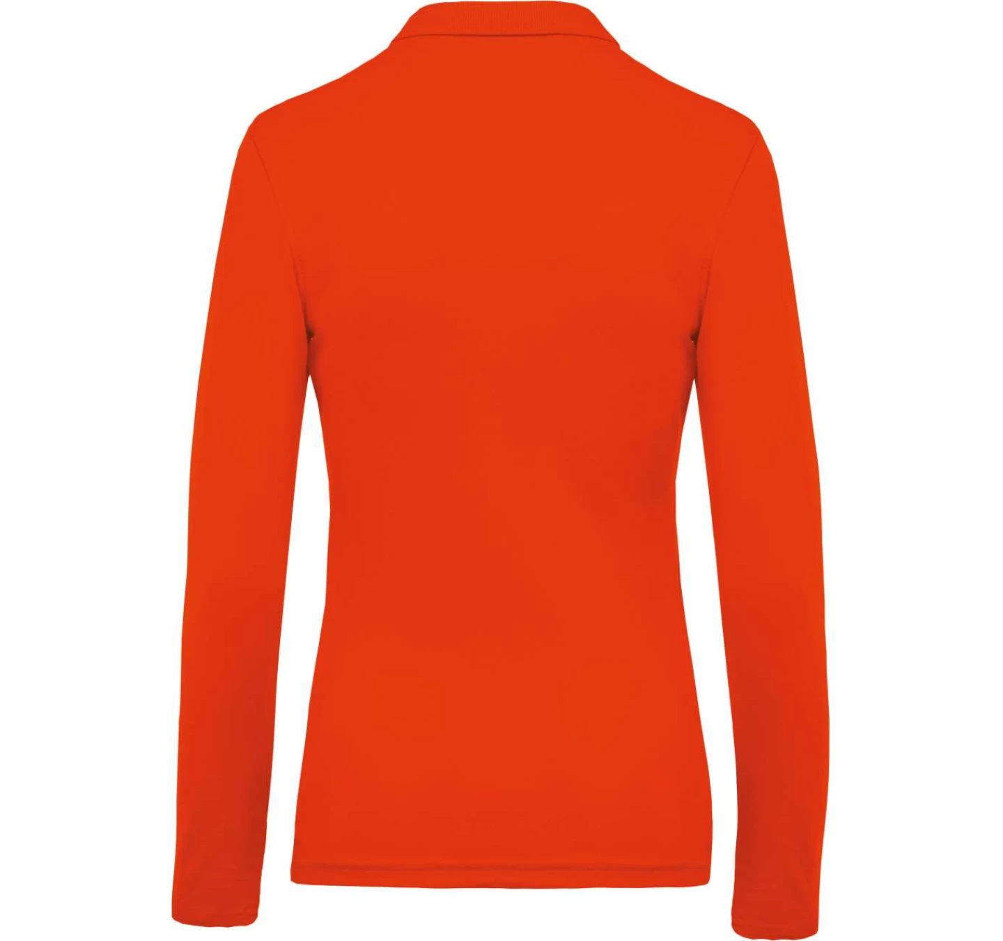 Tricou Polo maneca lunga Femei KA257 Portocaliu Tricou Polo maneca lunga Femei KA257 Portocaliu