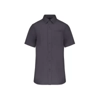 Camasa Barbati maneca scurta Cotton Poplin-KA543 Gri
