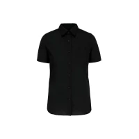 Camasa Femei maneca scurta Cotton Poplin-KA544 Negru