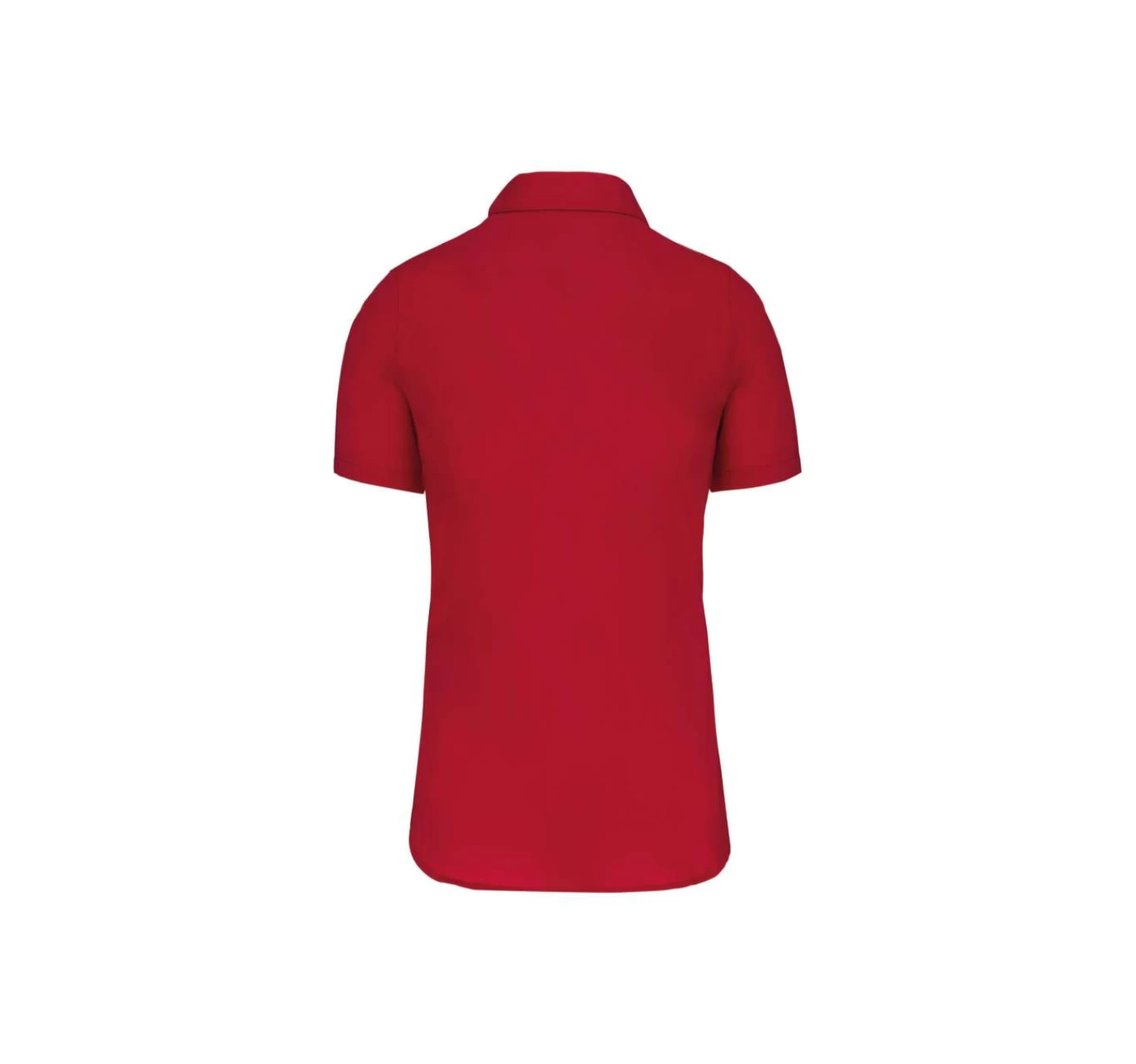 Camasa Femei maneca scurta Cotton Poplin-KA544 Rosu Camasa Femei maneca scurta Cotton Poplin-KA544 Rosu