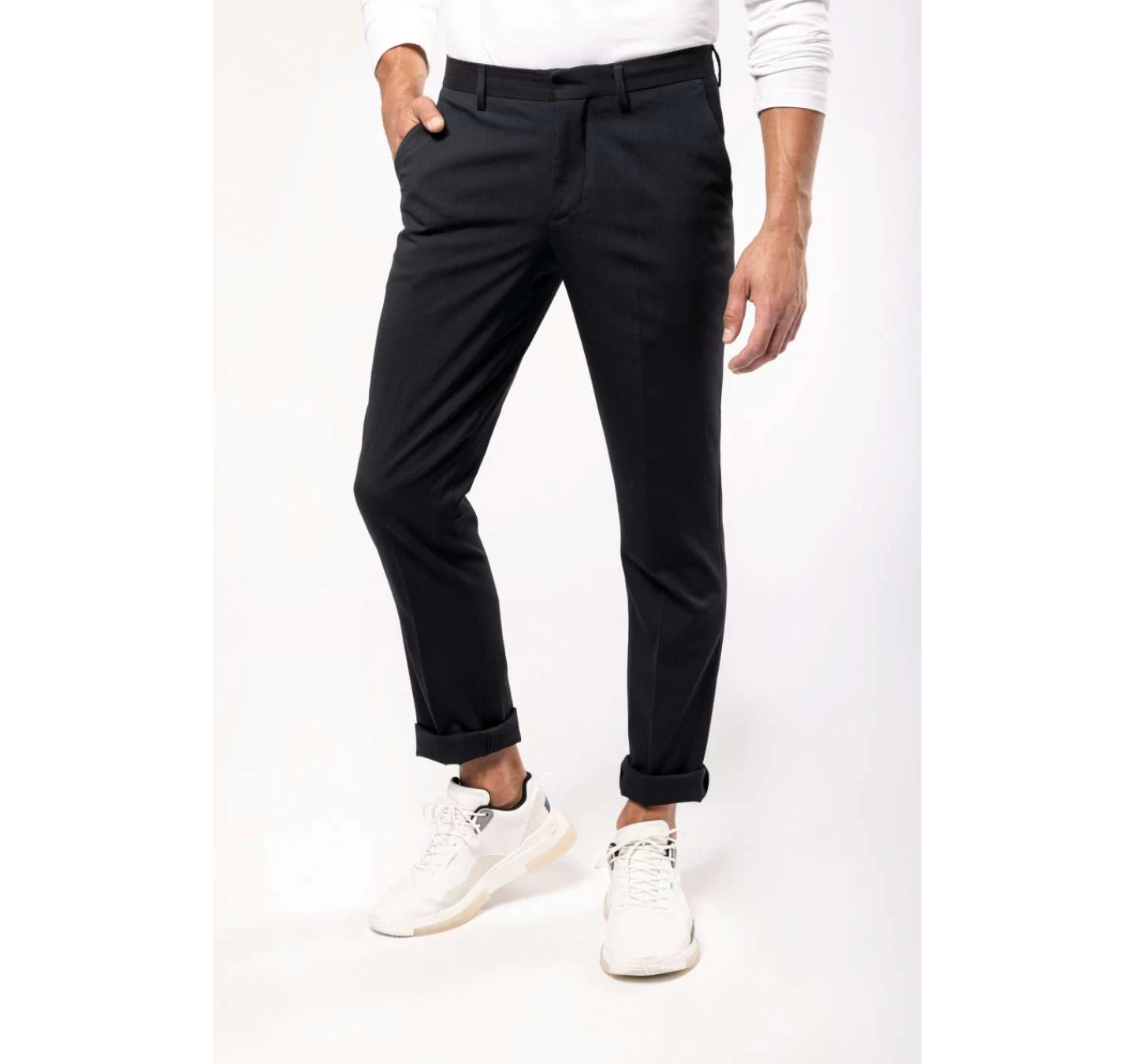 Pantaloni Barbati KARIBAN KA730 Negru Pantaloni Barbati KARIBAN KA730 Negru