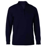 Pulover cu fermoar KARIBAN KA970 Navy